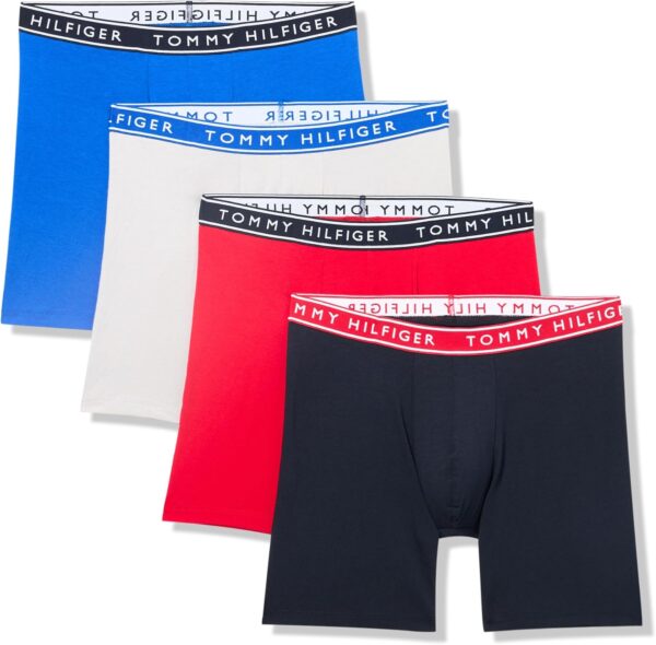 Tommy Hilfiger Men's Cotton Stretch 4-pack Boxer Brief