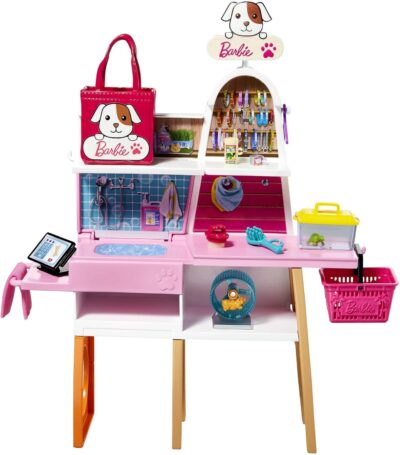 Barbie Doll & Playset, Pet Boutique with 4 Pets, Color-Change Grooming Feature & 20+ Themed Accessories - Image 5