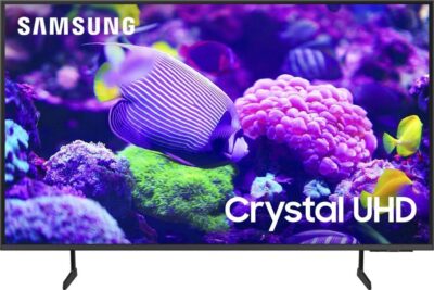 SAMSUNG 85-Inch Class Crystal UHD 4K DU7200 Series HDR Smart TV w/Object Tracking Sound Lite, PurColor, Motion Xcelerator, Mega Contrast, Q-Symphony (UN85DU7200, 2024 Model)