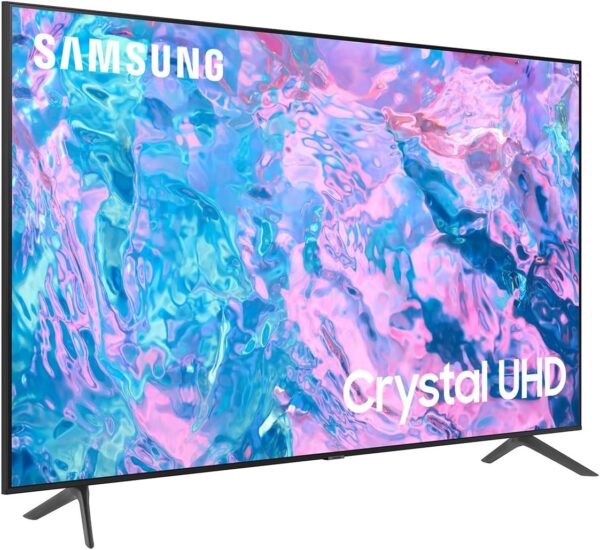 SAMSUNG 43-Inch Class Crystal UHD CU7000 Series Bluetooth PurColor Object Tracking Sound Lite Q-Symphony 4K Upscaling HDR10 Gaming Hub Smart TV Compatible with Alexa & Google Assistant(Renewed) - Image 2