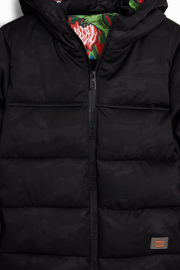 Desigual Boy Woven Padded Short Overcoat - Image 3