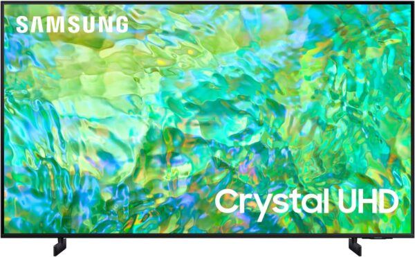 SAMSUNG 55-Inch Class Crystal UHD 4K CU8000 Series PurColor, Object Tracking Sound Lite, Q-Symphony, Motion Xcelerator, Ultra Slim, Solar Remote, Smart TV with Alexa Built-in (Renewed)