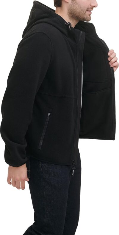 Tommy Hilfiger Men's Hooded Performance Fleece Jacket - Image 3