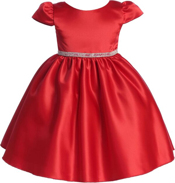 Made in USA - Christmas Dresses for Girls - Girls Holiday Dress - Rojo Vestidos Navideños para Niñas