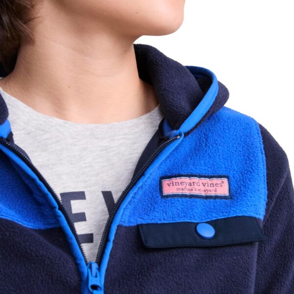 vineyard vines Boys' Harbor Fleece Full Zip Hoodie - Image 3