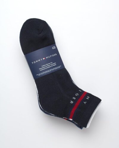 Tommy Hilfiger Men's Quarter Socks - 6 Pack Cushioned Men's Athletic Ankle Socks - Breathable Sports Socks for Men - Image 2