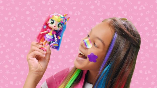 Decora Girlz 5" Collectible Dolls, 8 Surprises to UNbox, Fun Fashions & Stickers, 9 to Collect - Image 4