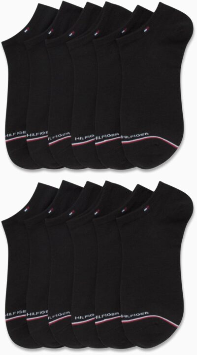 Tommy Hilfiger Men's Socks - 12 Pack Cushion Comfort Athletic Low Cut No Show Socks - Ankle Socks for Men (Shoe Size 7-12) - Image 2