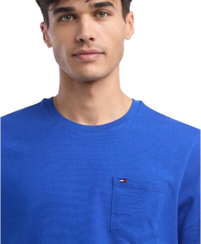 Tommy Hilfiger Men's Essential Cotton Crewneck Pocket T-Shirt - Classic Fit - Image 2