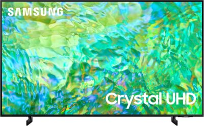 Samsung 85-Inch CU8000 4K Crystal UHD Smart TV (2023) - PurColor, Object Tracking Sound Lite, Alexa Built-In