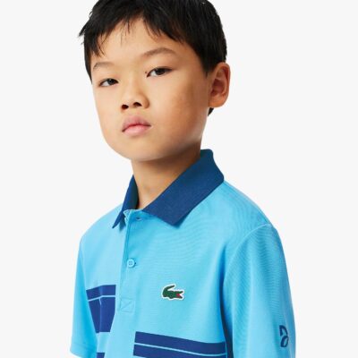 Lacoste Boys Tennis X Novak Djokovic Polo Shirt - Image 3