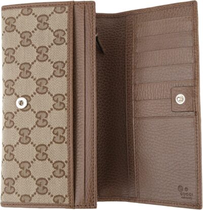 Gucci 346058 KY9LG 8610 Long Wallet Beige Brown, beige/brown - Image 4