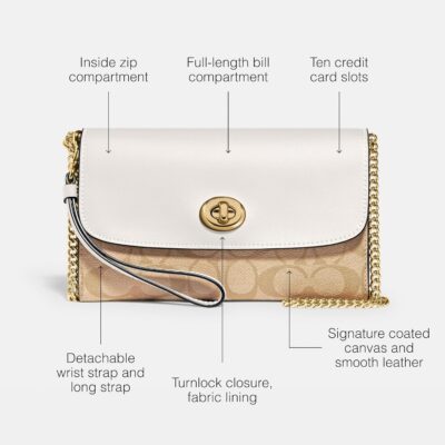 Coach Women's Signature Chain Crossbody Bag - Image 3