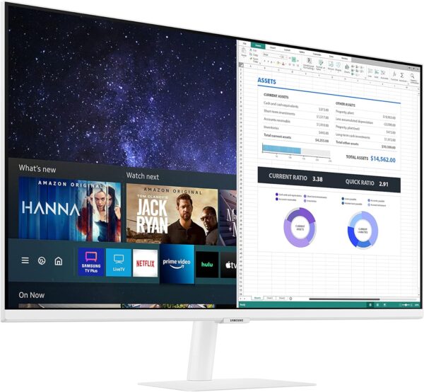 Samsung 27-Inch Class Monitor M5 Series - FHD Smart Monitor and Streaming TV (LS27AM501NNXZA, 2021 Model) - Image 4