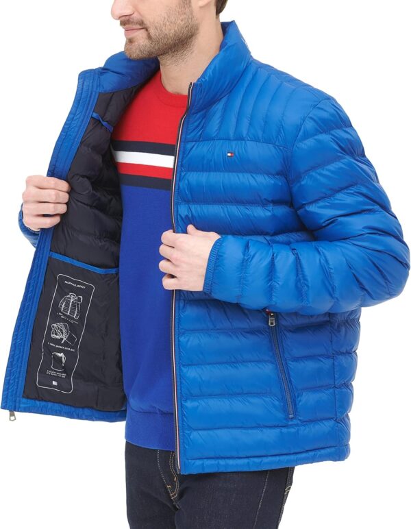 Tommy Hilfiger Men's Ultra Loft Lightweight Packable Puffer Jacket (Standard and Big & Tall) - Image 3