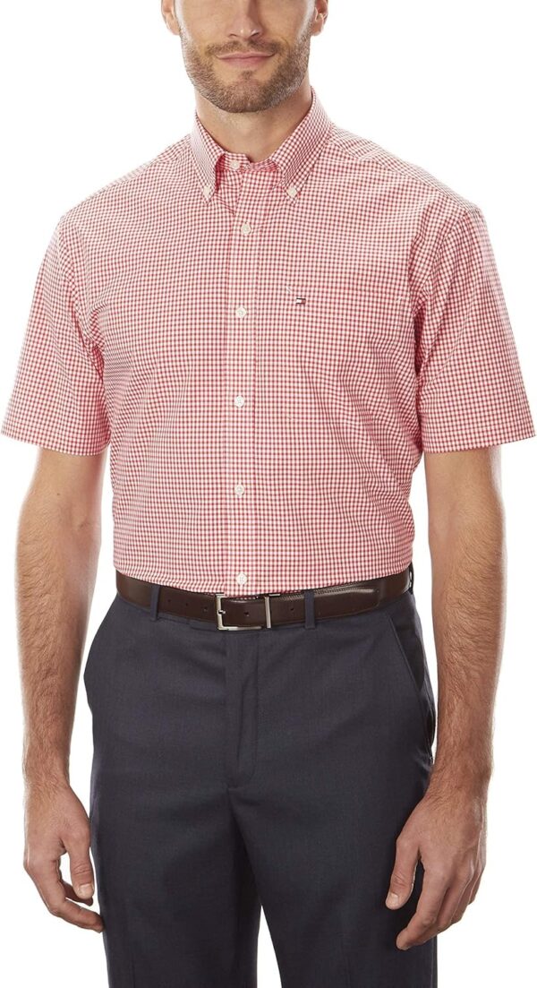 Tommy Hilfiger Men's Short Sleeve Button-down Shirt