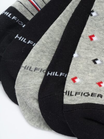 Tommy Hilfiger Men's Dress Socks - 10 Pack Soft Cotton Blend Classic Crew Socks for Men - Casual Men's Long Work Socks (7-12) - Image 4