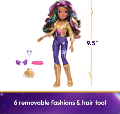 Unicorn Academy, Sophia Doll with Rainbow-Streaked Hair, 6 Fashion Accessories & Hair Styling Tool, 9.5”, Dolls & Unicorn Toys for Girls Ages 4 and up - Image 2