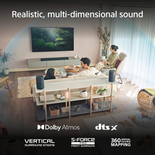 Sony 75 inch TV Bundle with Sound Bar: 75 inch 4K Ultra HD BRAVIA XR X90K Series Full Array LED TV HT-A3000 Dolby Atmos Soundbar - Image 2