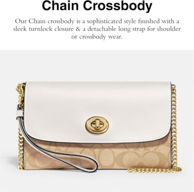 Coach Women's Signature Chain Crossbody Bag - Image 2