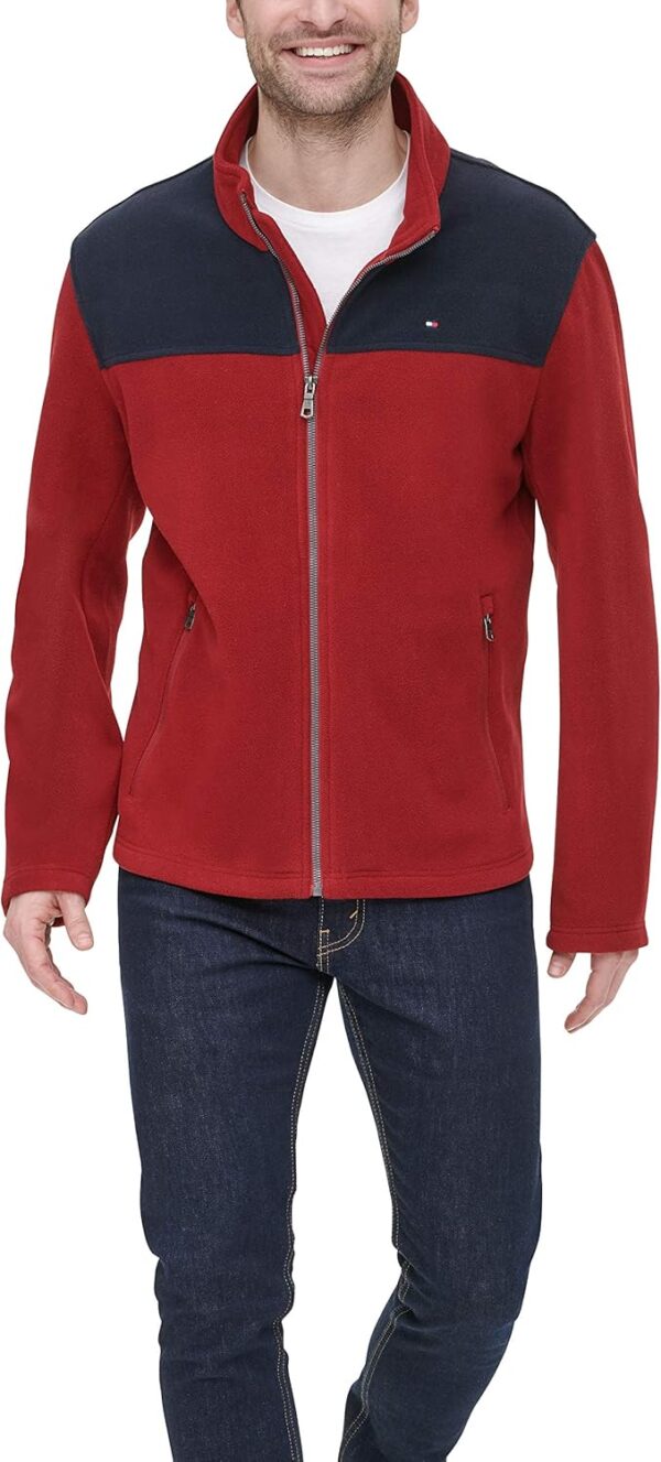 Tommy Hilfiger Men's Classic Zip Front Polar Fleece Jacket