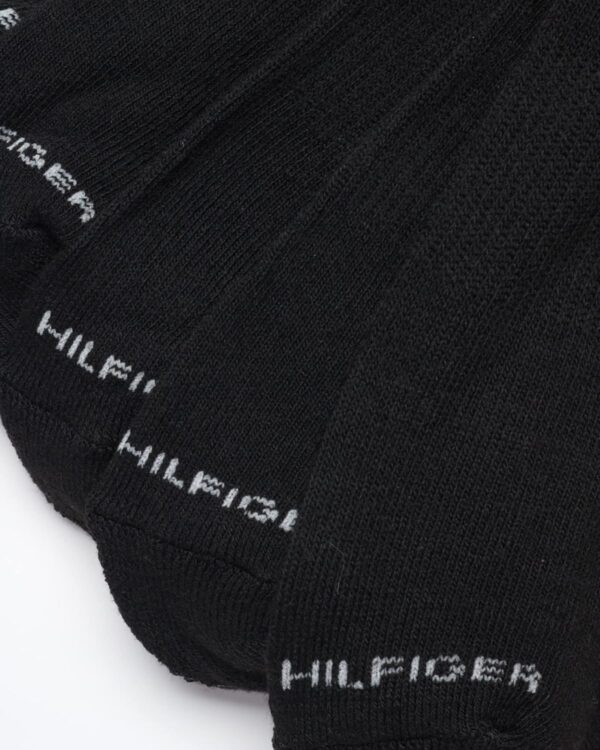 Tommy Hilfiger Men's Athletic Socks - Cushioned Crew Socks (10 Pack), Size 7-12, Pure Black - Image 4