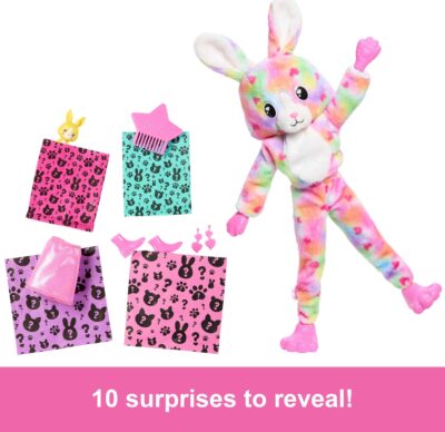 Barbie Cutie Reveal Doll with Plush Costume & 10 Surprises - [Animal] Series - Image 3