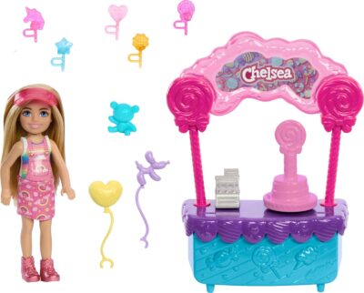 Barbie Chelsea Doll & Lollipop Stand Playset with Accessories, 10-Piece Toy Set from and Stacie to The Rescue Movie - Image 5