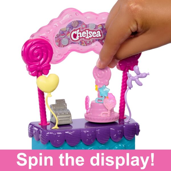 Barbie Chelsea Doll & Lollipop Stand Playset with Accessories, 10-Piece Toy Set from and Stacie to The Rescue Movie - Image 3