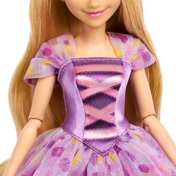 Mattel Disney Princess Birthday Celebration Rapunzel Deluxe Fashion Doll, Inspired by Disney Tangled Movie, Special Occasion Doll for Kids & Collectors - Image 3