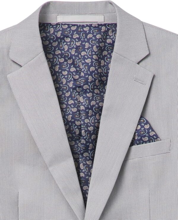 Isaac Mizrahi Boys' Slim-fit Birdseye Suit - Image 3