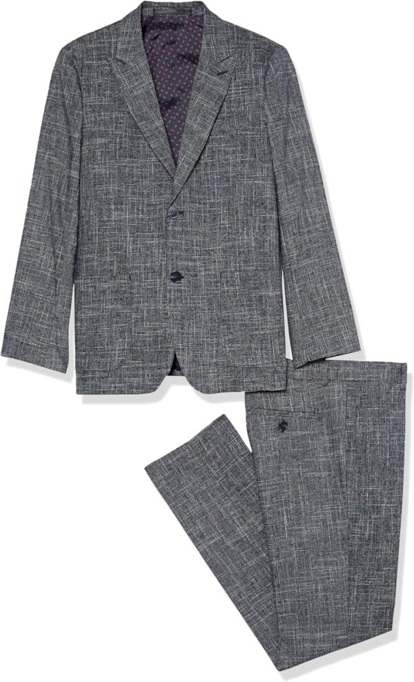 Isaac Mizrahi Slim Fit Boy's Tweed Splash Suit