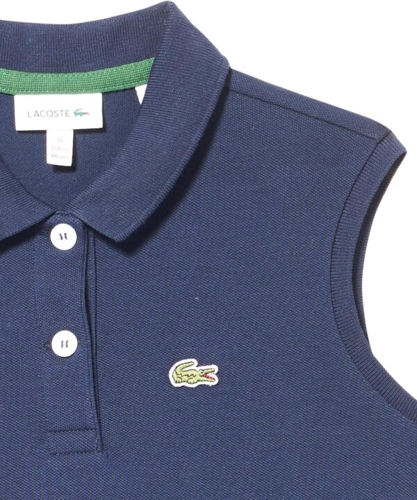 Lacoste Girls' Sleeveless Polo Dress - Image 4