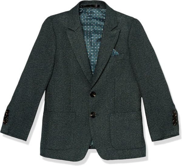 Isaac Mizrahi Boy's Slim Fit Tweed Sport Jacket