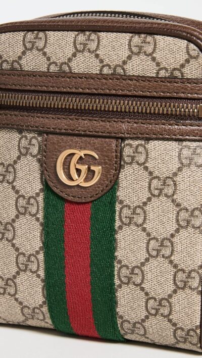 Gucci Women's Pre-Loved Ophidia Mini Messenger, Gg Supreme - Image 4