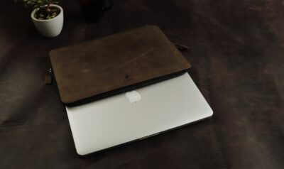 Handmade Leather Framework Laptop 16, Leather Framework 13, Framework ChromeBook sleeve case cover - Image 4