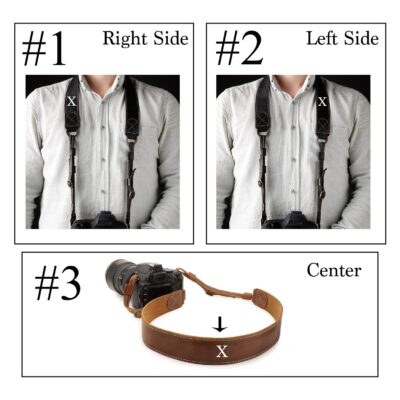 Personalized Leather Camera Strap - Custom Engraved DSLR Strap Gift for Photographers - Him & Her - Image 6