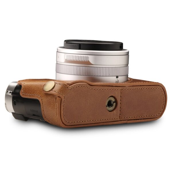 Fine Leather Camera Half Case & Strap Compatible with Leica D-Lux 7 - Image 5