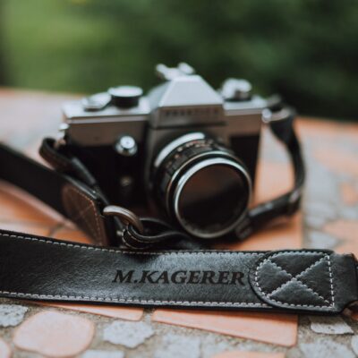 Personalized Leather Camera Strap - Custom Engraved DSLR Strap Gift for Photographers - Men & Women - Image 5