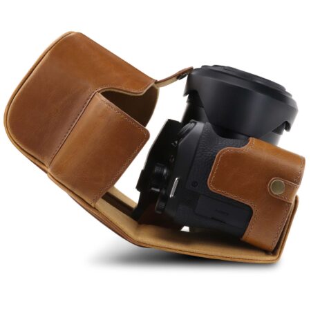 Leather Camera Case compatible with Leica V-Lux 5, Panasonic Lumix DC-FZ1000 II - Image 3