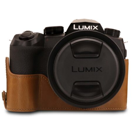 Leather Camera Case compatible with Leica V-Lux 5, Panasonic Lumix DC-FZ1000 II - Image 5