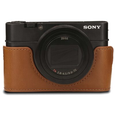 Leather Camera Case & Strap compatible with Sony Cyber-shot DSC-RX100 VII - Image 5