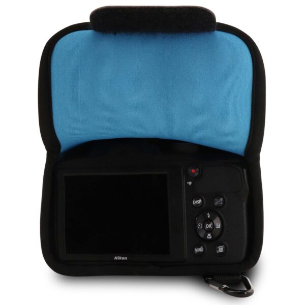 Nikon Coolpix B600 Ultra Light Neoprene Camera Case - Black / Blue / Gray / Red / Pink - Image 3