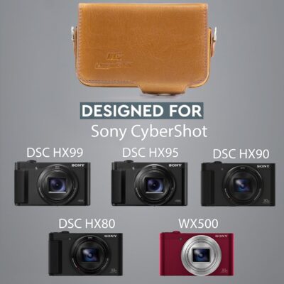 Hand Crafted High Quality Leather Sony Cyber-Shot DSC-HX95 Camera Case, Style Protective Camera Bag with Battery Access, Cute  Camera Cover - Image 2