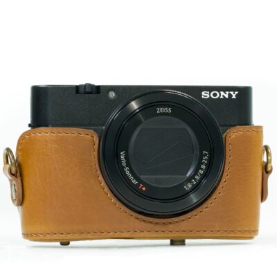 Sony RX100 VI/V Leather Camera Case - Handmade, Lightweight, Protective Cover - Image 2