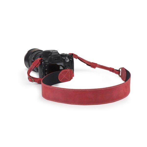 Personalized Leather Camera Strap Gift Custom Strap for Photographers DSLR Camera Holder - Gift for him Gift for Her - Image 2