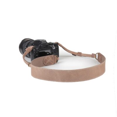 Personalized Leather Camera Strap - Custom Engraved DSLR Strap Gift for Photographers - Men & Women - Image 2