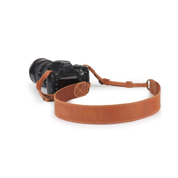 Personalized Leather Camera Strap Gift Custom Strap for Photographers DSLR Camera Holder - Gift for him Gift for Her - Image 2