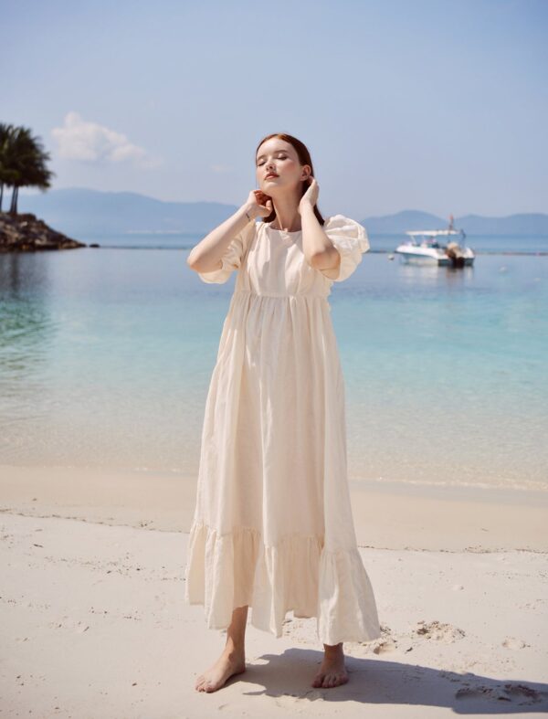 Womens Dresses Summer - Linen Womens Clothing - Maternity Dress - Image 3