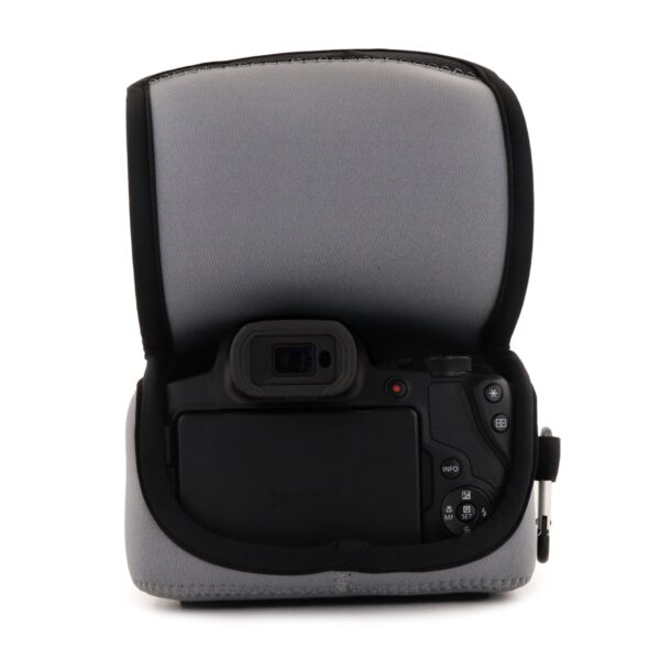 Canon PowerShot SX70 HS Ultra Light Neoprene Camera Case - Black, Gray - Image 5